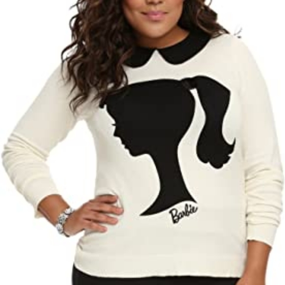 torrid Sweaters - Vintage Style Barbie Silhouette Sweater